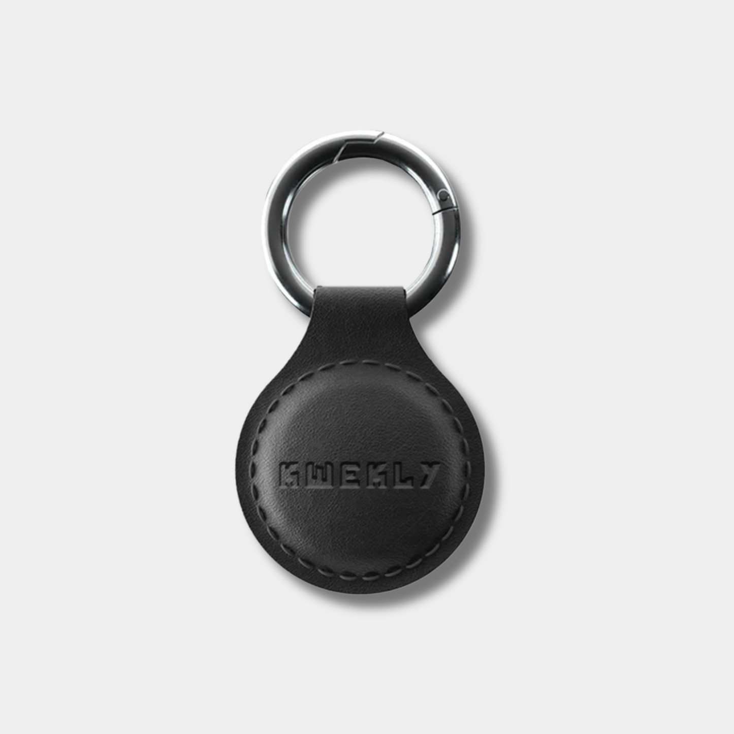 Kwekly Smart Black Leather Key-Chain