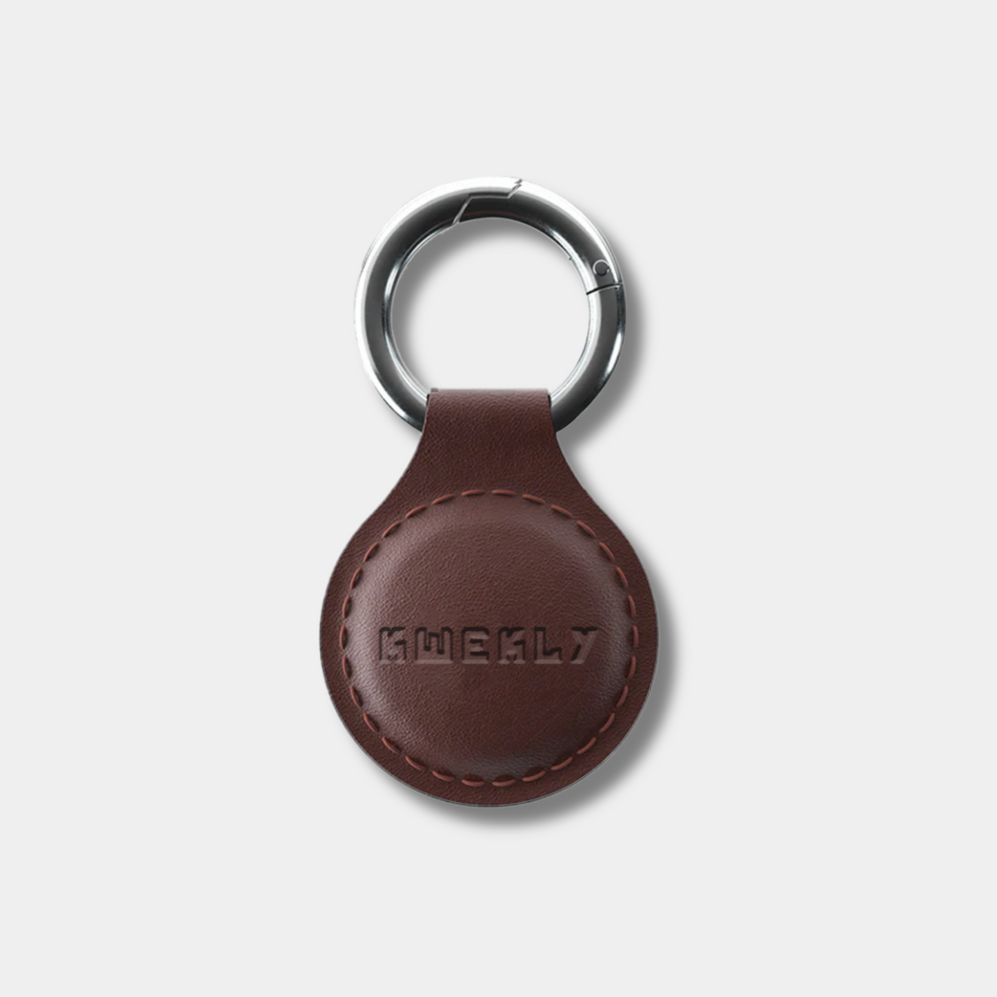 Kwekly Smart Brown Leather Key-Chain